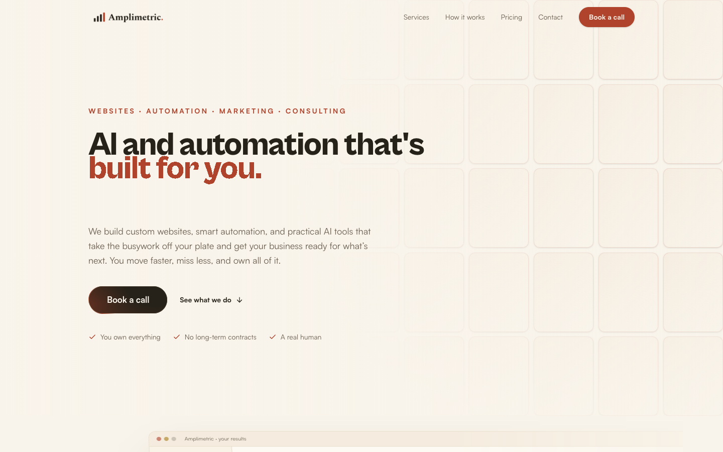 Amplimetric CRM